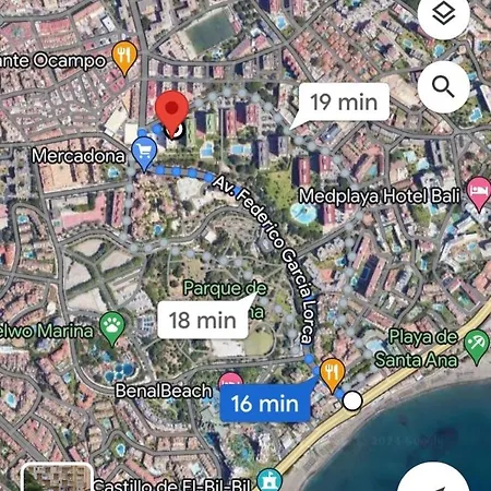 Vista A La Playa, Cerca Del Centro Con Piscina * Benalmadena